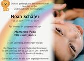 Leider müssen wir von unserem Schüler Noah Abschied nehmen