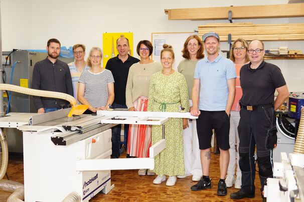 Multiprofessionelles Team der Zukunftswerkstatt in der von-Galen-Schule: Fabian Wegener, Janina Waldeyer, Petra Weidner, Michael Unverzagt, Dorthe Stork, Melanie Kaiser, Kerstin Geers, Christian Plaue, Martina Arens, Thorsten Behler